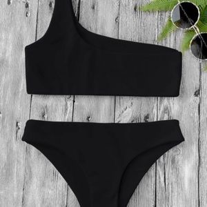 Zaful Black Bikini